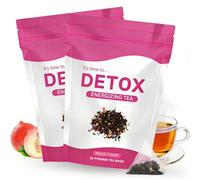2 Paquetes Suplemento Nutricional Natural Detox - Bolsas con sabor a melocotón, apoyo metabólico y comodidad suave del vientre, 56 bolsitas de pirámide totales (2x28) para un bienestar equilibrado