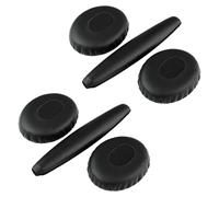 2 Par de Almohadillas Negras con Almohadilla para la Cabeza para Auriculares QC3 Quiet Comfort 3