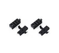 2 Par de Casco de Nailon con Riel de Plomo, Clip para Linterna, Deslizador de Riel, Casco Universal, Accesorios de 20 Mm, Clip para Linterna, A