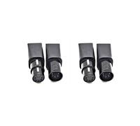 2 Par de Conector DMX una RJ45 Ethernet RJ45 una Adaptador XLR DMX Hembra y Macho de 5 Pines para Audio y VíDeo