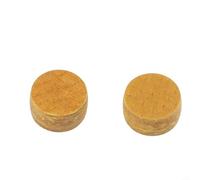 2 para puntas de Taco para Mesa de Billar para casa 2 para puntas | para billar para americano, mejora precisión, reduce errores, ideal mesas domésticas(Brown)