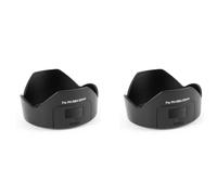 2 parasoles negros PH-RBA de 52 mm para SMCP-DA 18-55 mm f/3,5-5,6 AL