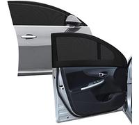 2 parasoles para Ventana Delantera de automóvil, Malla Transpirable para Ventana de Coche Estirada hasta 40 Pulgadas, para Acampar Nocturno en Coche, Sombra de privacidad