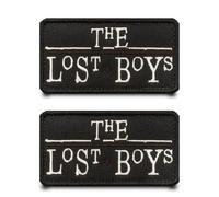 2 parches de bandera de nailon Lost The Boys con gancho y bucle, parche táctico para disfraz, expresiones divertidas, accesorios para chaleco, chaqueta, ropa, sombrero, mochilas, vaqueros, camiseta