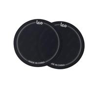 2 parches de cabeza de tambor a prueba de impactos para piezas de bombo protector de cabeza de tambor negro de 3.8 pulgadas, un solo paso