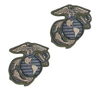 2 parches divertidos del Cuerpo de Marina de los Estados Unidos, parches desmontables con nailon táctico militar bandera parche para mochilas, bolsillos al aire libre, chaqueta, chaleco, ropa, gorra