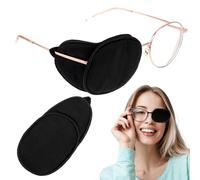 2 parches oculares para adultos y niños, parche médico suave para tratar la ambliopía del ojo perezoso después de la cirugía para ojos izquierdo o derecho y después de la cirugía, mujeres y hombres