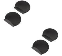 2 Pares Adorno de Orejas de Rata para Casco de Moto, Silicona Negra | Estilo Cartoon y Tierno, 27g, Ayuda a Identificar el Casco, Salidas en Grupo