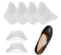 2 pares Almohadillas de Gel Silicona para El Arco del Pie, Invisibles y Cómodas Antideslizantes para la Parte Delantera Que Alivian el Dolor de Pies Planos y Talón