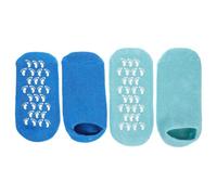 2 Pares Calcetines de Gel para Pies Hidratantes, Algodón | Uso Nocturno y Diario, Efecto Calmante E Hidratante, Portátiles, Evita Manchas de Loción, para Mujer