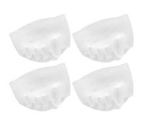 2 pares Correctores de Bunion Separadores de dedo de silicona transparente con agujeros de aire espaciadores de dedo suave y transpirable para mujeres y hombres de uso diario de silicona separadores