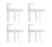 2 Pares Cubierta de Mosquitera de Repuesto,Clips Finales para Persianas | repuestos para persianas enrollables de caravanas para mosquiteras,Compatible con Mosquitera / Caravana SP042019Z