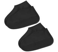 2 Pares Cubre Zapatos Impermeables, Silicona Cubre Zapatos Antideslizantes, Látex Cubre Zapatos Impermeable, Reutilizable, para Caminos Fangosos Lluvia Nieve