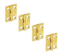2 pares de 25 mm latón bisagras para modelo hacer o armario + tornillos 40512