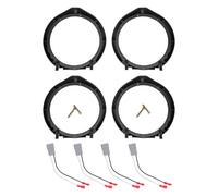 2 pares de 6.5 pulgadas adaptador de altavoz de coche y arnés de cableado para Honda para Civic para Accord para CR-V Odyssey configuración del sistema de sonido