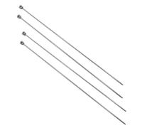 2 Pares de Agujas de Tejer Punto 2,5mm x 35cm, Agujas Largas con Mango Ergonómico de Agarre Firme, Ideal para Proyectos de Tejido, Adecuadas para Principiantes y Expertos, (2 Pares, 2.5mm x 35cm)