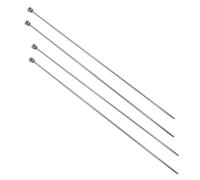 2 Pares de Agujas de Tejer Punto 3mm x 35cm, Agujas Largas, Ideal para Proyectos de Tejido, Adecuadas para Principiantes y Expertos, (2 Pares, 3mm x 35cm)