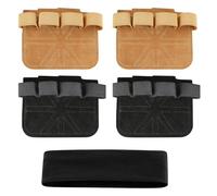 2 Pares De Almohadillas De Agarre De Cuero Y 1 Diadema Deportiva, Guardamanos De Tensión Para Ejercicios, Almohadillas Antideslizantes Para Manos De Entrenamiento, Almohadillas De Agarre Deportivas.