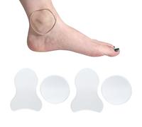 2 pares de almohadillas de gel de protección para el tobillo, para patinaje sobre hielo, hockey, esquí o senderismo, para hombre y mujer, almohadillas de gel (redondas y en forma de calabaza)