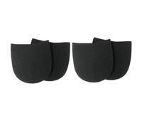 2 pares de almohadillas de goma extra grandes para reparación de talón, gruesas, antideslizantes, para hombres y mujeres, almohadillas de talón duraderas para zapatos, 3.5 mm, suela de goma que