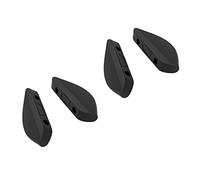 2 pares de almohadillas de repuesto para Oakley Mainlink OO9264 Sunglass, (Base dura negra Euro Fit), Talla única