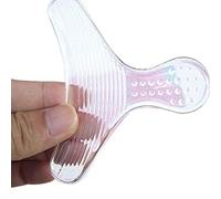 2 pares de almohadillas de silicona para zapatos de tacón alto, almohadillas para el pie para proteger el talón y aliviar el dolor de pies para mujeres y hombres