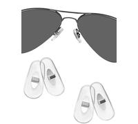 2 pares de almohadillas nasales de repuesto para Ray-Ban RB3604 RB4264 RB3534 RB3549 RB3584 RB3614 RB3523 RB3526 RB3538 RB3558 RB3660 RB3530 RB4071 RB660 336 RBB 7140 RB8415 - Gafas de sol