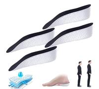 2 pares de almohadillas ortopédicas altas 1.0 2024, plantillas ortopédicas de altura ajustable, plantillas ortopédicas de elevación del talón, plantillas de aumento de altura de soporte de arco,