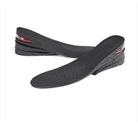 2 pares de altura Aumentar plantilla, plantilla de espuma viscoelástica transpirable Aumentar la altura, invisible plantilla de repuesto para hombres para hombres, 5 capas