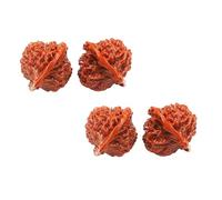 2 Pares de Bolas Naturales Wenwan de Nuez China Tradicionales para Alivio del Estrés, Ejercicio de Mano, Bola de Agarre de Handball, Masaje de Palma, Juguetes de Nueces Chinas (B)