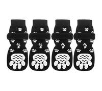 2 Pares de Calcetines Antideslizantes para Perros,2 For Anti-Rutsch-Hundesocken, Hunde Pfotenschutz mit verstellbaren Klettverschlüssen, geeignet für Kleine, mittlere und Big Hunde