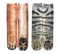 2 Pares De Calcetines Con Patas De Animales En 3D, Regalos Divertidos Para Mujeres, Regalos Inusuales, Calcetines Con Patas, Regalos Para Perros Para Hombres, Regalos Para Amantes De Los Perros