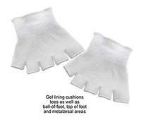 2 Pares De Calcetines Con Punta Abierta, Calcetines De Media Punta, Calcetines De Compresión Para Pies, Cubrededos, Calcetines Para El Cuidado De Los Pies, Productos Para El Cuidado De Los Pies