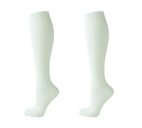 2 pares de calcetines de compresión para hombres y mujeres, calcetines de vuelo, medias de compresión, calcetines para correr para correr, espolón del peroné, viaje de vuelo: aumenta la resistencia