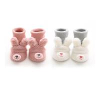 2 Pares De Calcetines De Suelo Para Bebé, Calcetines De Felpa Para Bebé, Calcetines Bonitos De Dibujos Animados, Calcetines Antideslizantes Para Bebé, Calcetines Cálidos Para Bebé