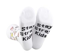 2 pares de calcetines SKZ K-POP Group Gift Stray Kids Kpop Stay Fandom Gift K-pop Music Lover Gift SKZ World Tour Gift, Stay-s-k, Altoa única