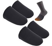 2 Pares de Calentadores de Dedos de Neopreno de 3 mm, tamaño M, Calentadores de Dedos, Calcetines térmicos para Ciclismo, Senderismo, Correr, Deportes al Aire Libre de Invierno (Zapatos Interiores