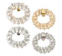 2 Pares De Clips Para Zapatos De Mujer, Clips Para Zapatos Con Cristales Brillantes, Clips Decorativos Para Tacones Altos, Clips Para Zapatos Extraíbles, Elees Accesorios Para Zapatos De Mujer