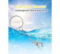 2 Pares De Coles De Plata, Exquisita Superficie Pulida, Regalos De Amistad Y Amor, Par De Llaveros, Adecuados para El Uso Diario.