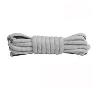 2 pares de cordones semicirculares de repuesto para zapatillas planas, 6 mm de ancho, zapatillas de senderismo, deportivas, para correr, zapatos de trabajo y uso pesado, gris, 120 cm