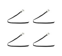 2 pares de correas para Pedal de bicicleta, Clip de Metal ajustable de nailon para el dedo del pie, correas para el dedo del Pedal de 50cm de longitud