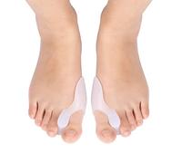 2 Pares de Correctores de Juanetes de Gel, Separadores de Dedos Gordos de los Pies, Separadores de Dedos de Silicona, Protectores de Juanetes, Hallux Valgus, Alisador de Dedos Gordos, Férula Superpues