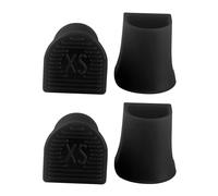 2 pares de cubiertas de talón silenciosas para zapatos formales, ideal para oficina y biblioteca, cobertura resistente al desgaste de los zapatos de oficina