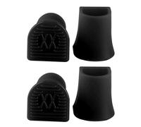 2 pares de cubiertas de talón silenciosas para zapatos formales, ideal para oficina y biblioteca, cobertura resistente al desgaste de los zapatos de oficina