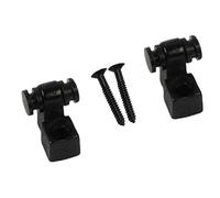 2 pares de cuerdas de rodillo para árboles, correderas con tornillos, color negro