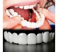 2 pares de dientes temporales para mujeres y hombres, naturales y cómodos, protegen tus dientes y recuperan una sonrisa segura