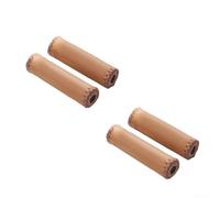 2 pares de empuñaduras de manillar de bicicleta de piel sintética suave de 120 mm de largo, fundas antideslizantes compatibles con manillares de 22 2 mm de diámetro para bicicletas de viaje y de