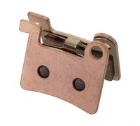 2 pares de frenos de disco de bicicleta para pastillas ideales para calibradores de bicicleta eléctrica, con construcción de metal completo para un rendimiento fiable (oro de sinterización de metal