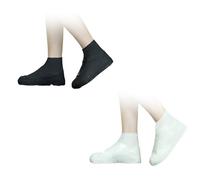 2 pares de fundas impermeables para zapatos, para actividades al aire libre, senderismo, lluvia, nieve, caminos de tierra