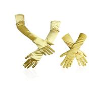 2 Pares De Guantes De Graduación, Guantes De Satén, Guantes Vintage, Guantes De Vestir, Guantes Elásticos, Accesorios Para Disfraces
